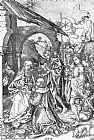 Martin Schongauer Famous Paintings - Adoration of the Magi